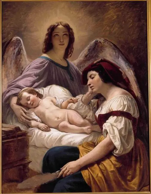 guardian Angel, by Henri Decaisne