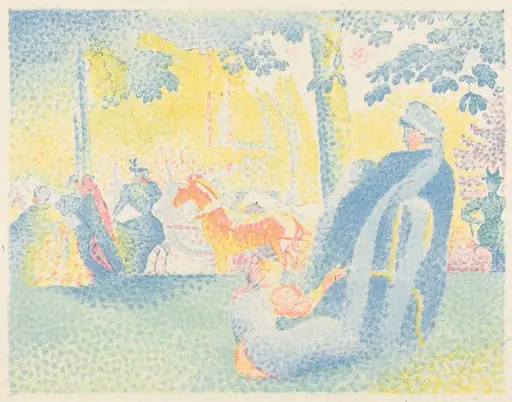 Les Champs-Elysées, by Henri Edmond Cross