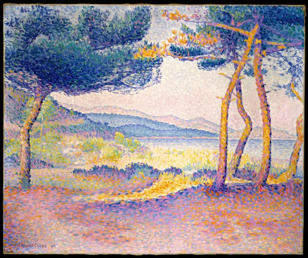 Pines Along the Shore, by Henri Edmond Cross