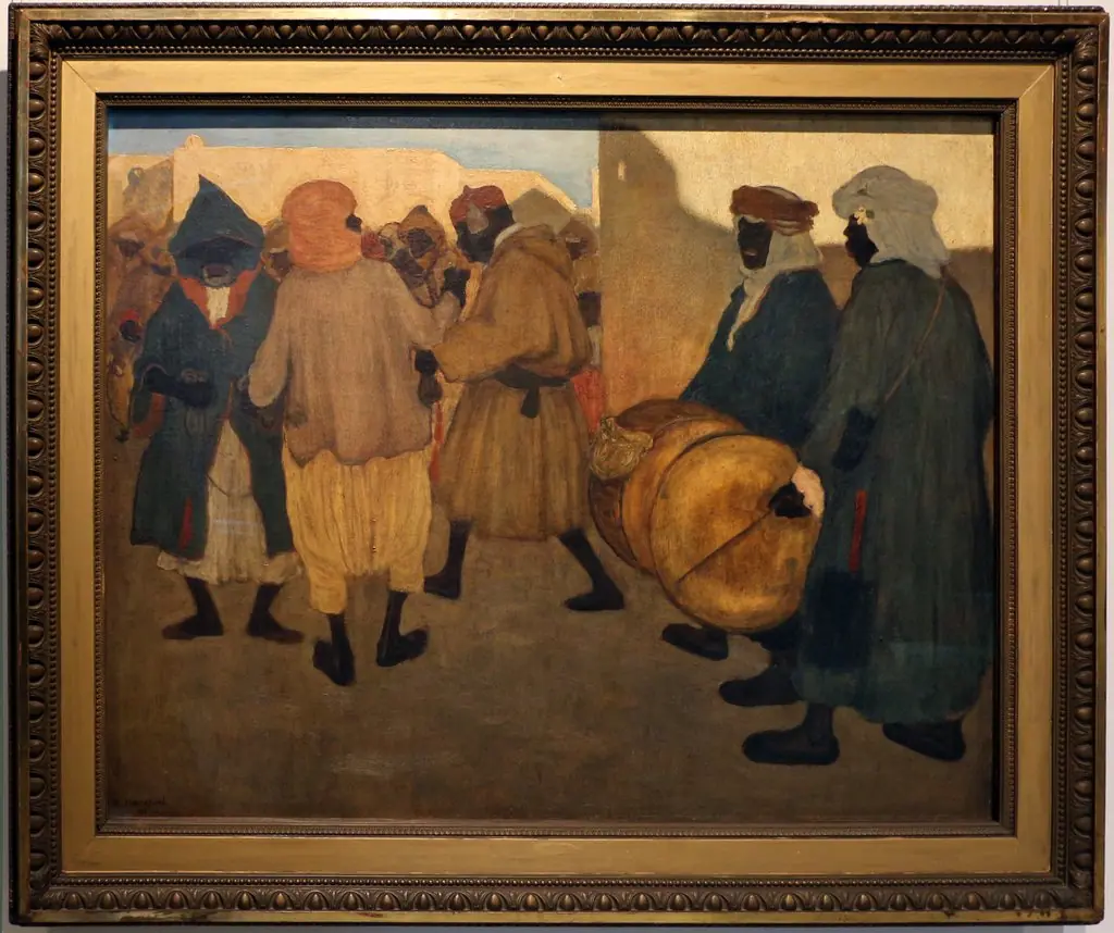 De aankondiging van het negerfeest te Blida, by Henri Evenepoel
