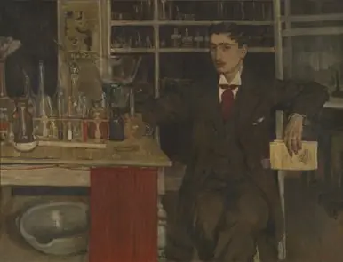 De chemicus. Portret van Robert Goldschmidt, by Henri Evenepoel