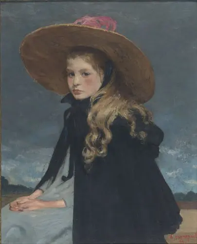 Henriette with large hat, by Henri Evenepoel