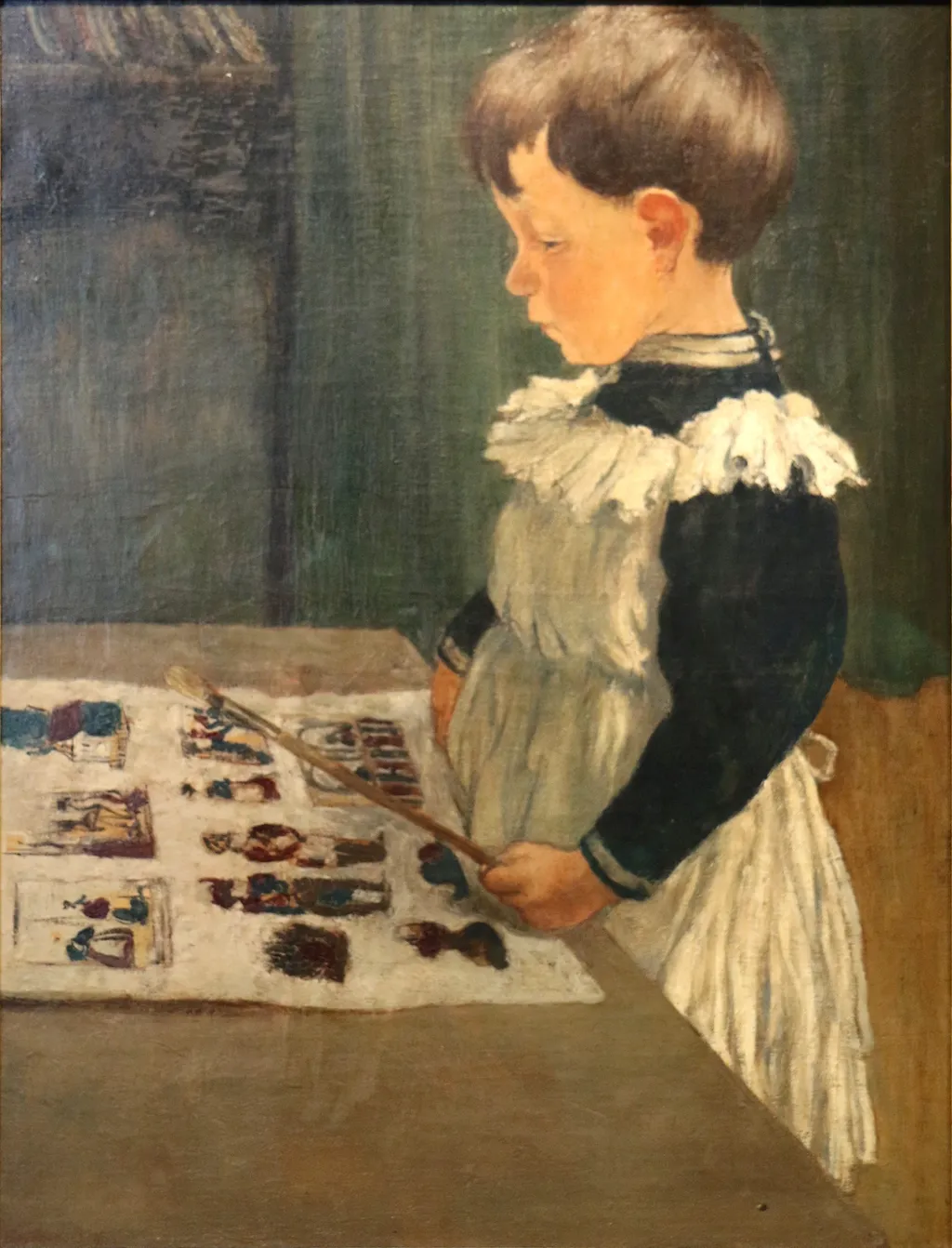 Pictures - Portrait of Louis Charles Crespin, by Henri Evenepoel, oil, 1898