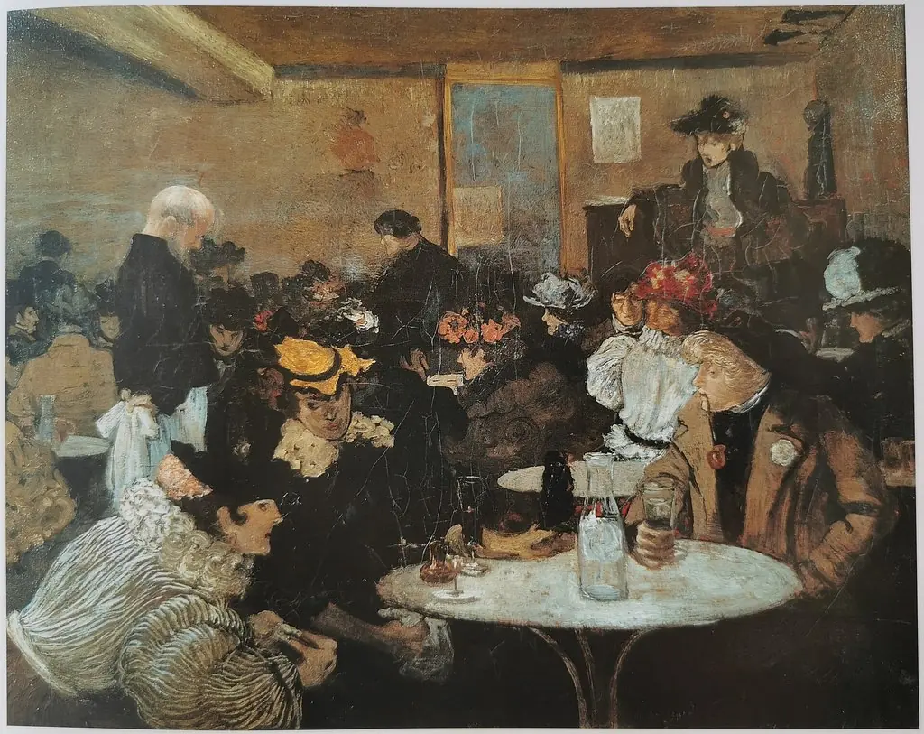 The basement of the Soleil d'Or, by Henri Evenepoel