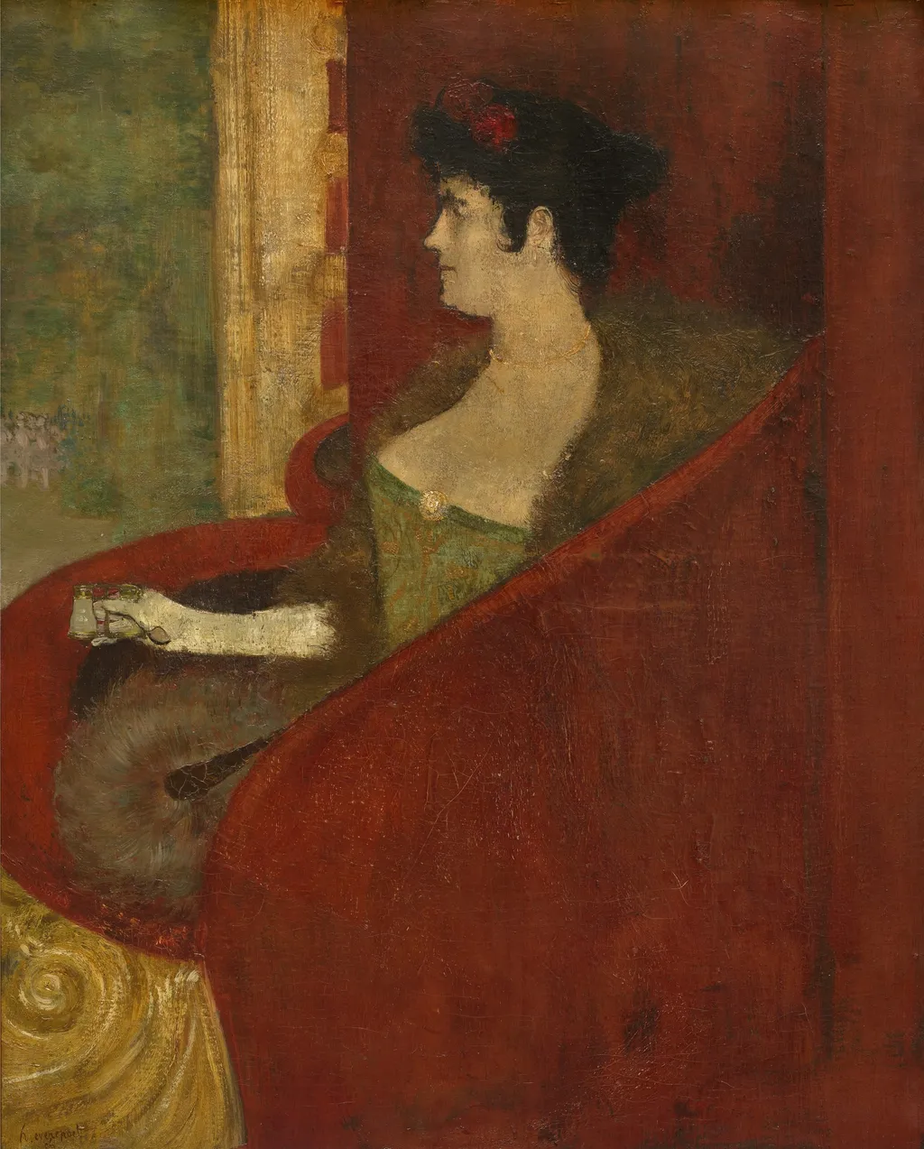 The Box, by Henri Evenepoel, oil, 1898