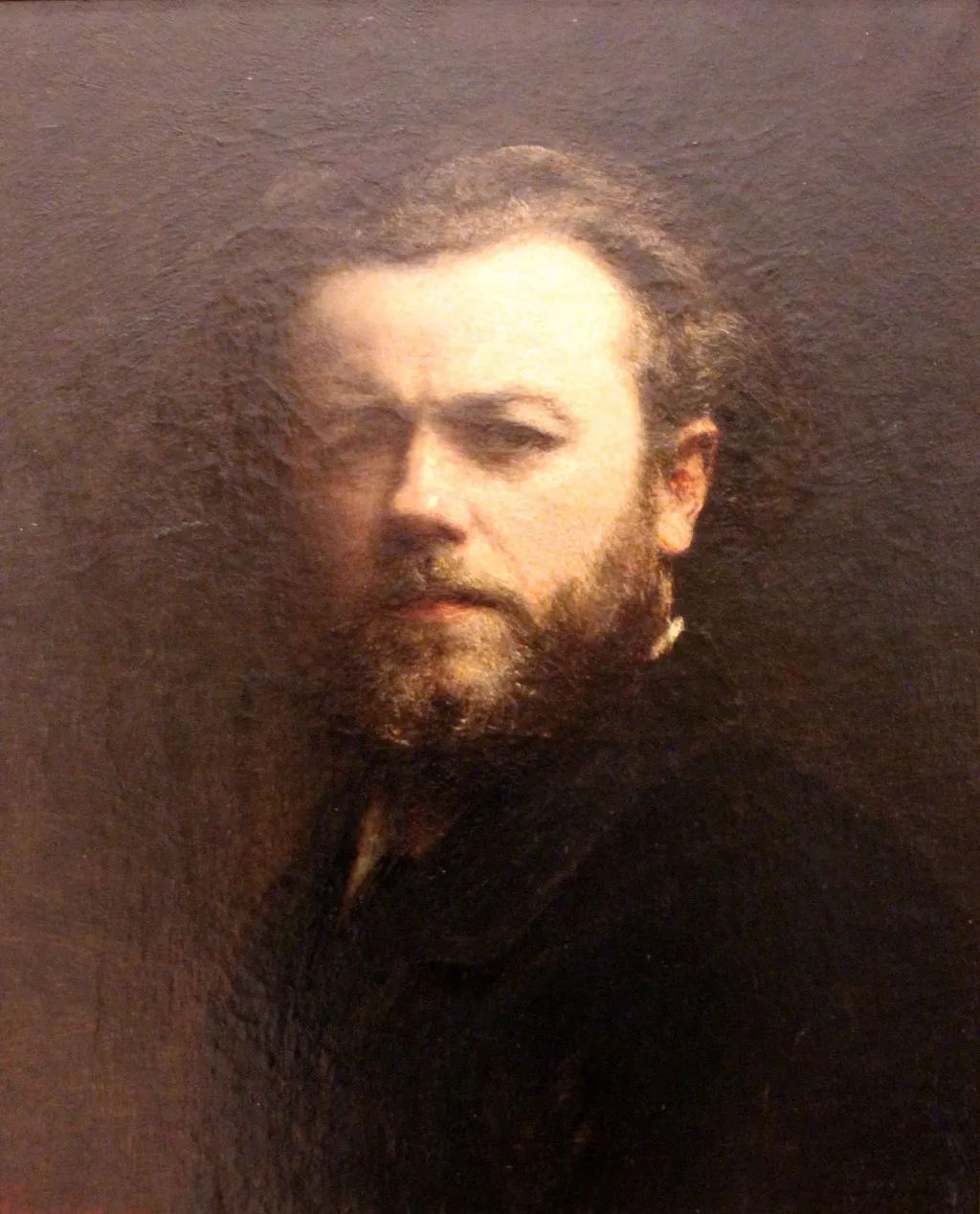 Autoportrait, by Henri Fantin-Latour, oil, 1892