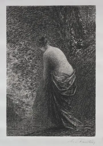 Bather Standing, by Henri Fantin-Latour