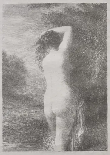 Bather Standing, by Henri Fantin-Latour