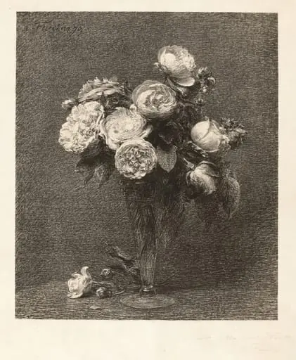 Bouquet of Roses, by Henri Fantin-Latour