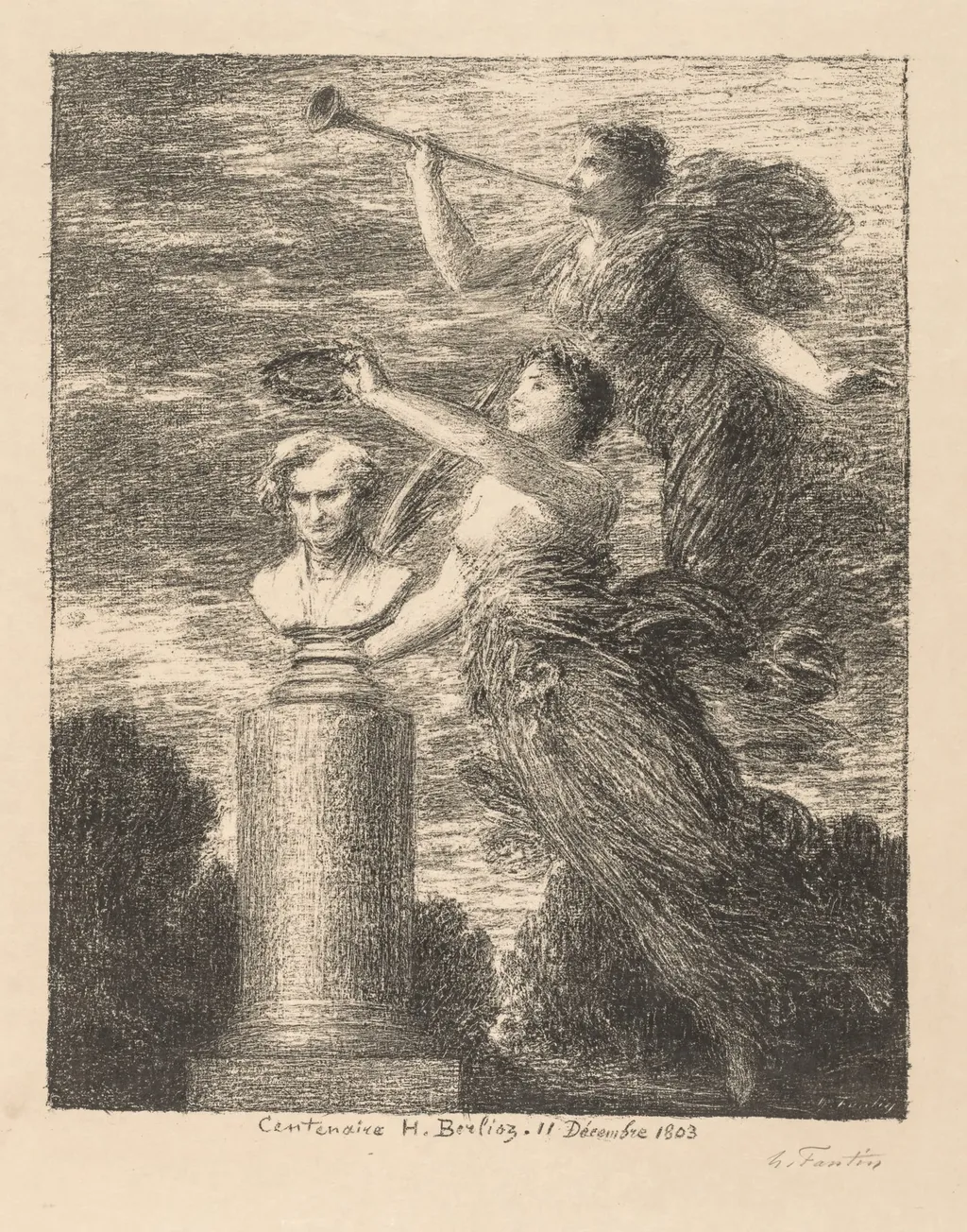 Centenary of Hector Berlioz, by Henri Fantin-Latour, 1903