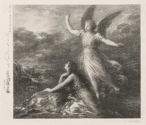 Debut from Paradise and the Peri (Second Plate), by Henri Fantin-Latour
