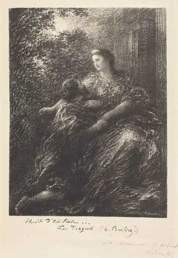 Duet from "The Trojans" (6th plate), by Henri Fantin-Latour