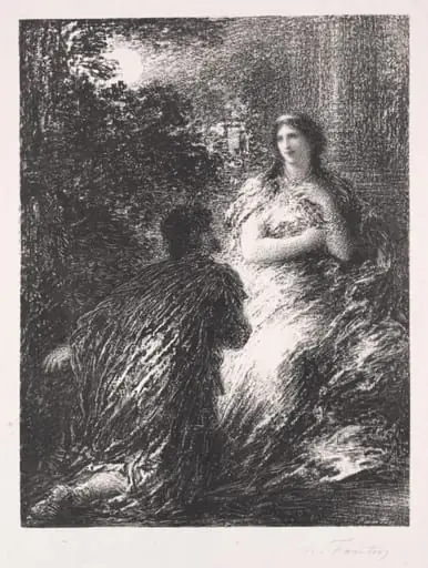 Duo des Troyens, by Henri Fantin-Latour