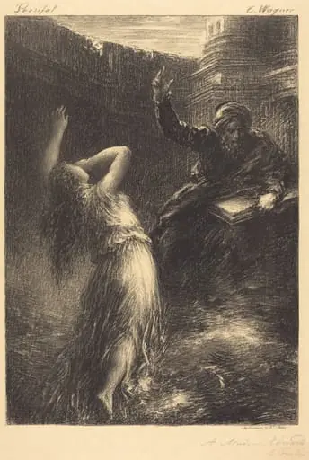 Evocation of Kundry (2nd plate), by Henri Fantin-Latour