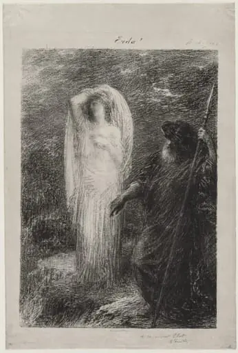 L'Evocation d'Erda, by Henri Fantin-Latour