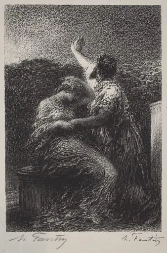 Le Mage Balthazar et Fatime, by Henri Fantin-Latour