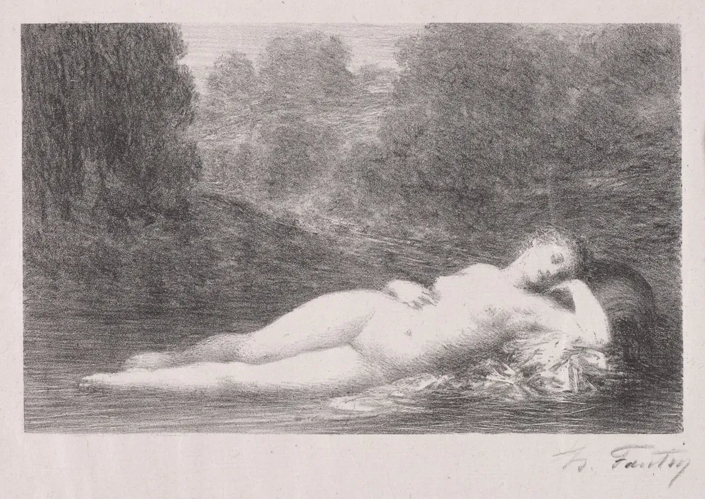 Lying in the Water, by Henri Fantin-Latour, 1903