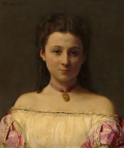 Mademoiselle de Fitz-James, by Henri Fantin-Latour, 1867