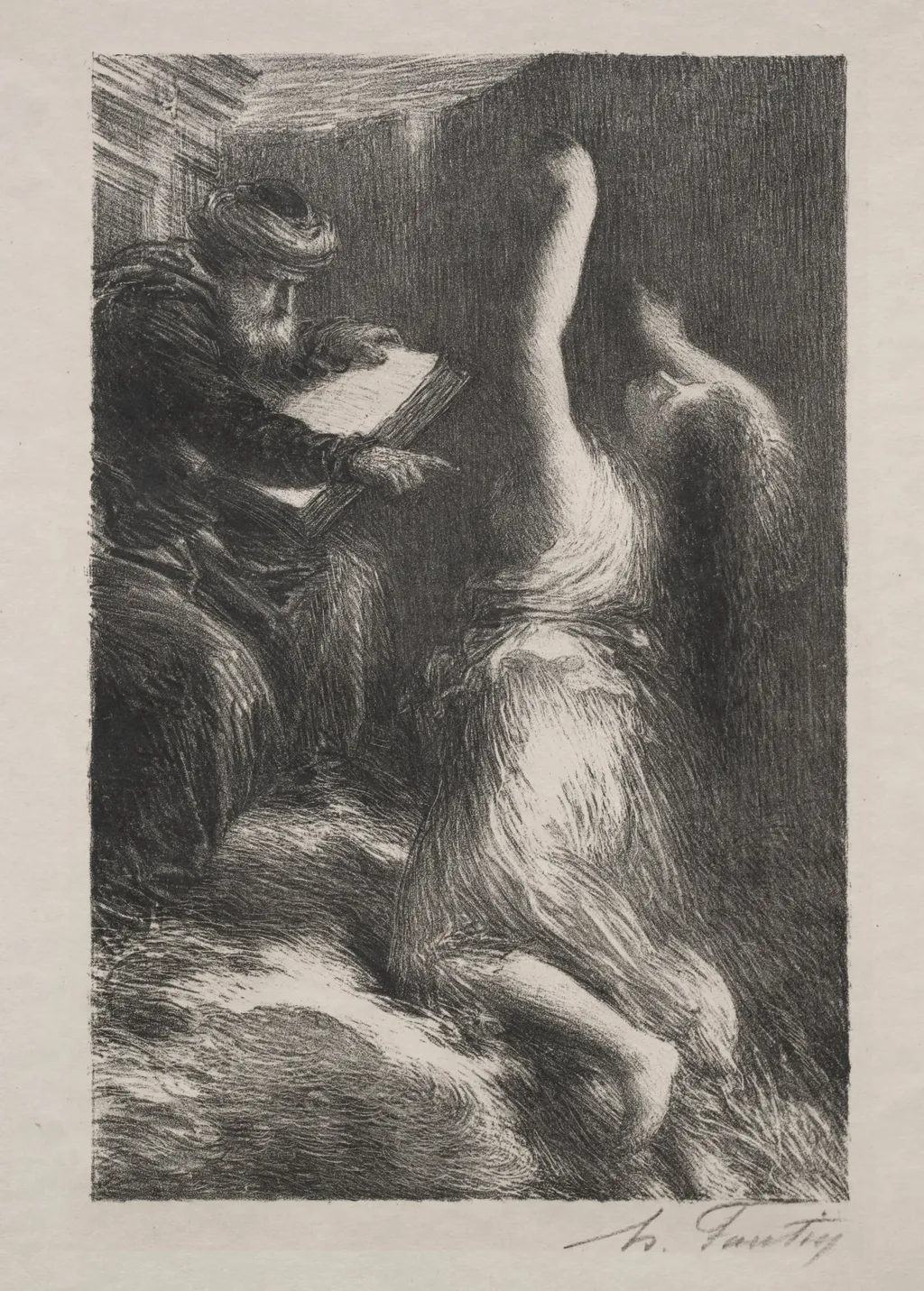 Parsifal, Act II: Evocation of Kundry, by Henri Fantin-Latour, 1886