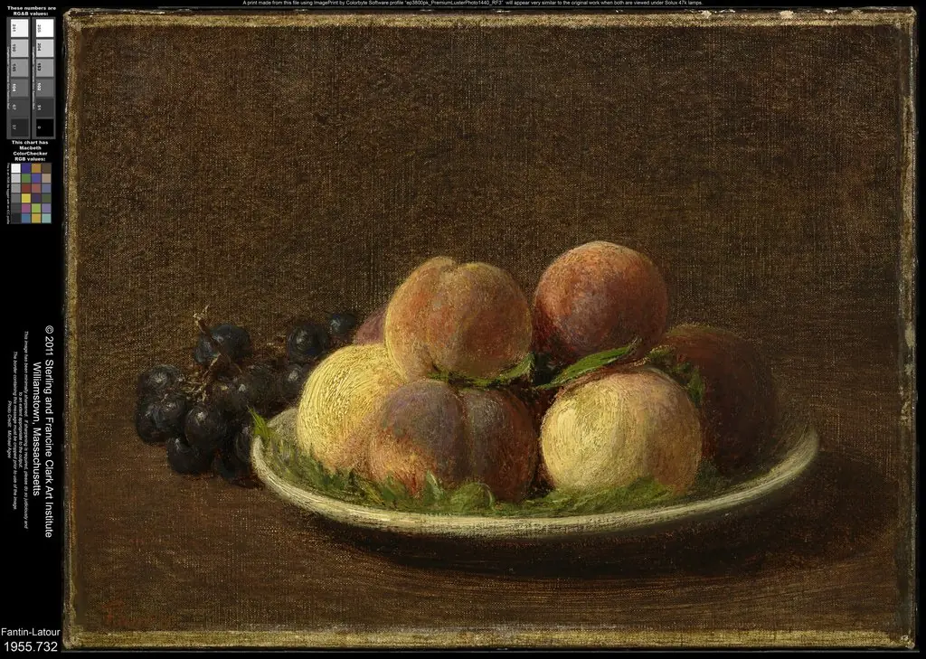 Peaches and Grapes, by Henri Fantin-Latour
