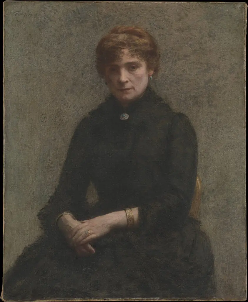 Portrait of a Woman, by Henri Fantin-Latour