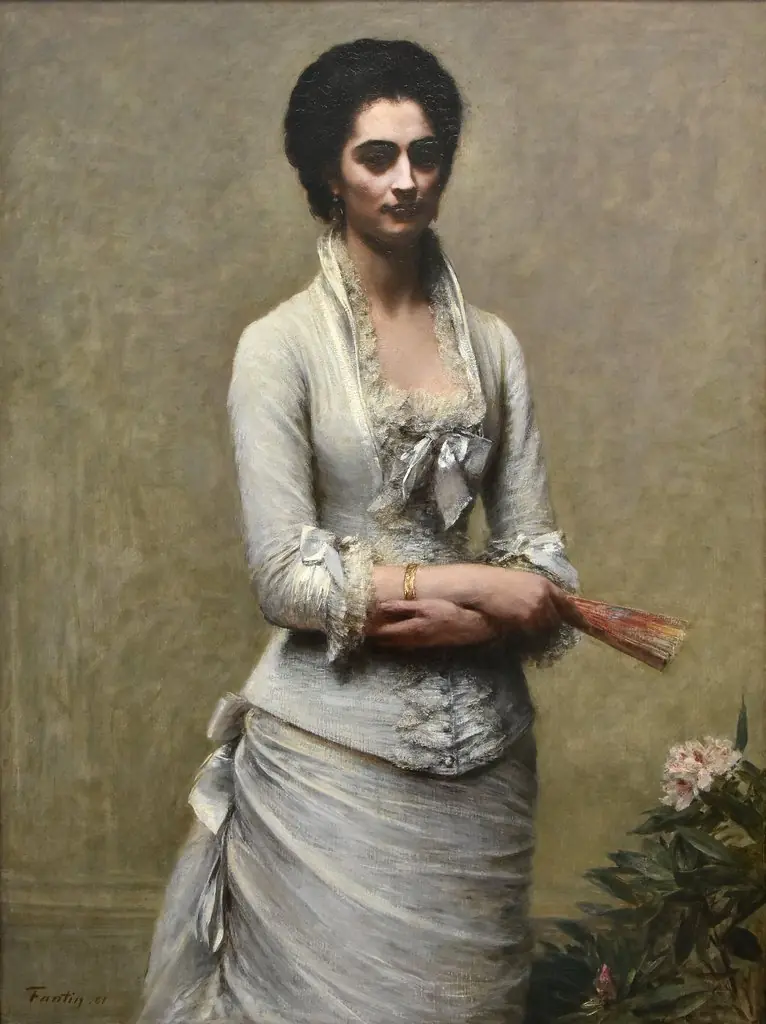 Portrait of Eva Callimachi-Catargi, by Henri Fantin-Latour