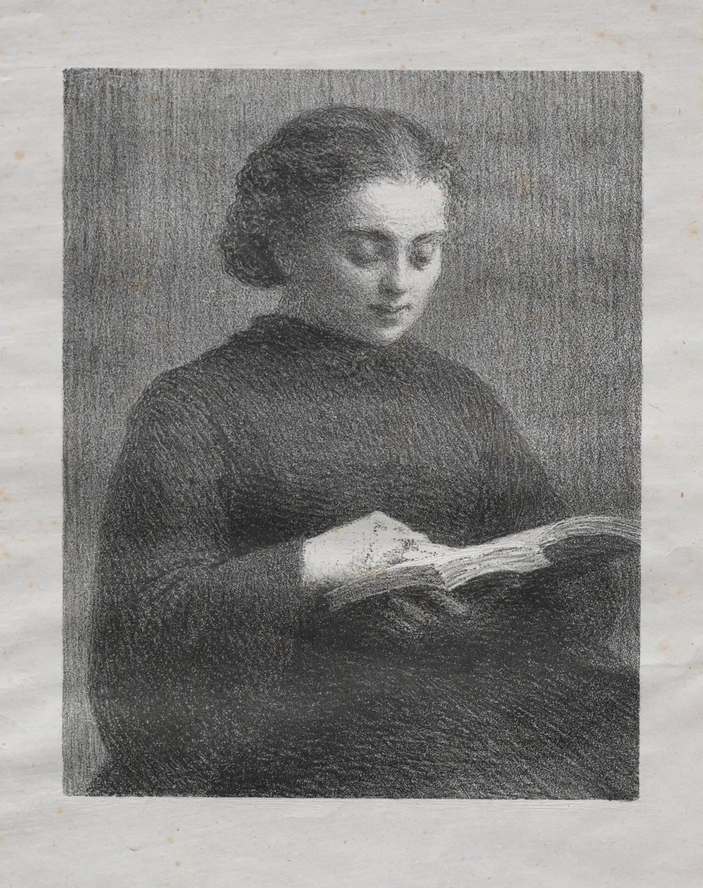 Reading: Portrait of the Artist's Sister, by Henri Fantin-Latour, 1897