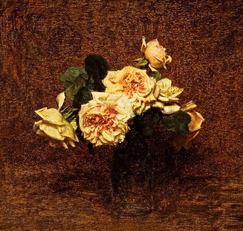 Roses, by Henri Fantin-Latour