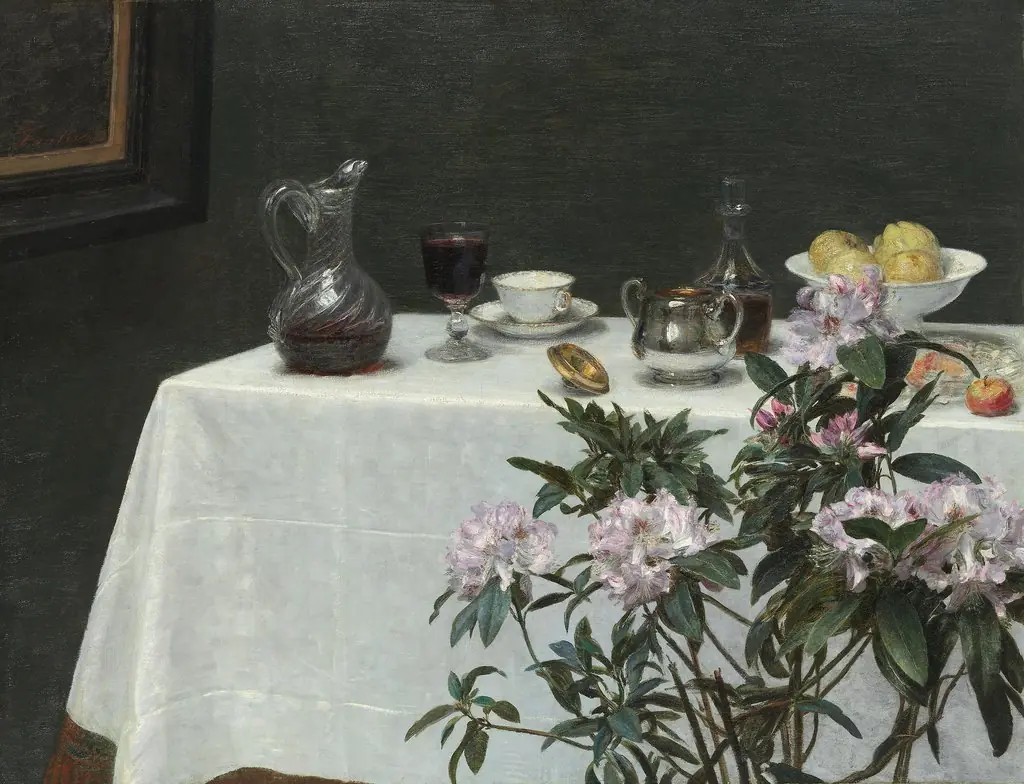 Still Life: Corner of a Table, by Henri Fantin-Latour