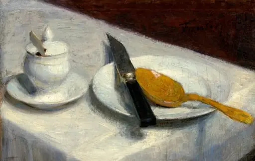 Still Life with Mustard Pot, by Henri Fantin-Latour