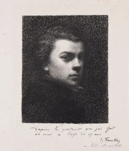 The Artist at 17 Years, by Henri Fantin-Latour