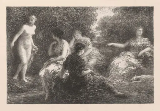 The Bathers, by Henri Fantin-Latour