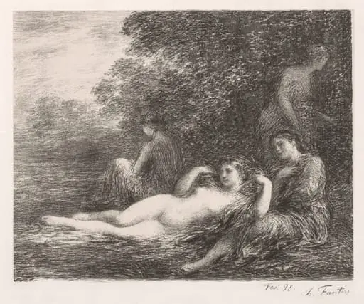 The Bathers, by Henri Fantin-Latour