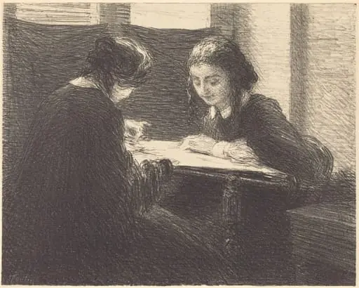 The Embroiderers (Les brodeuses), by Henri Fantin-Latour
