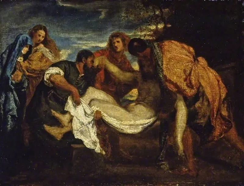 The Entombment, after Titian, by Henri Fantin-Latour
