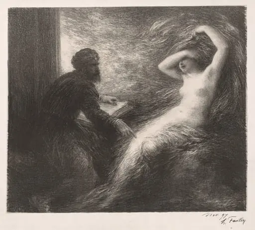 The Evocation of Kundry, by Henri Fantin-Latour