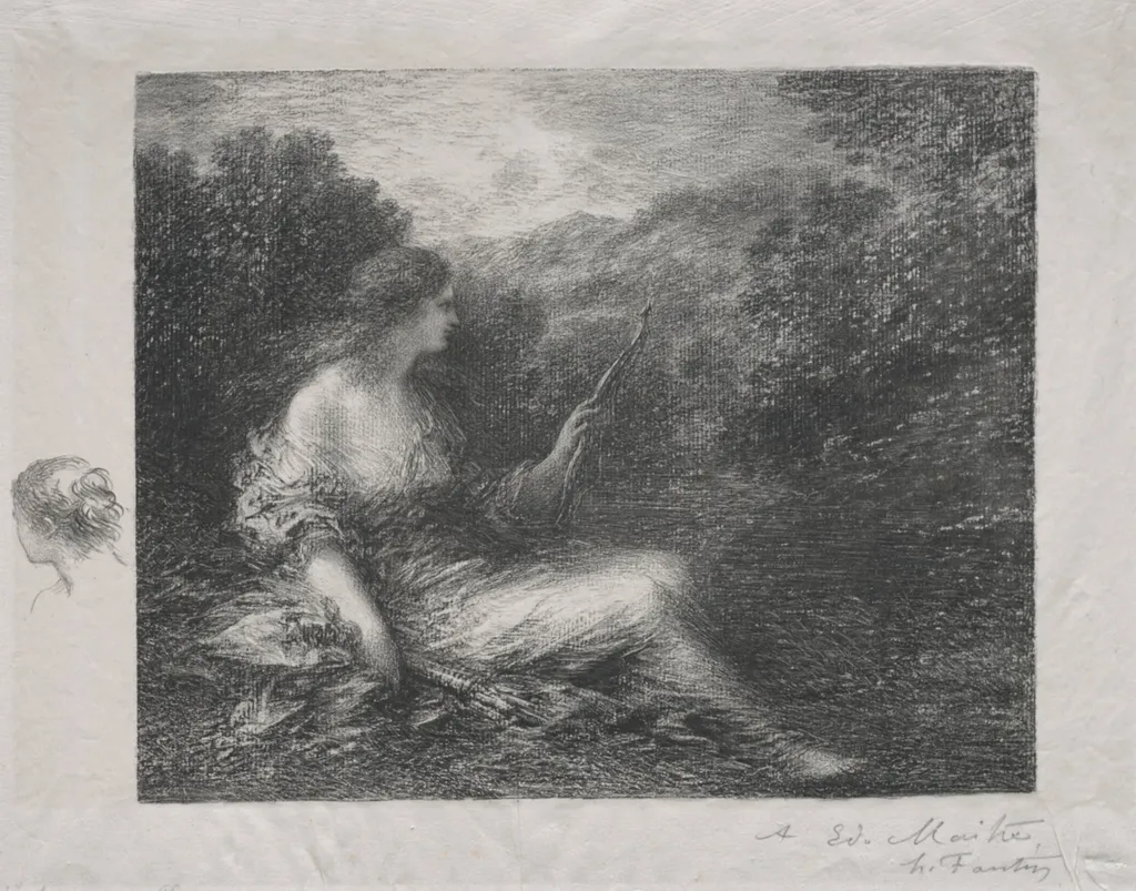 The Huntress, by Henri Fantin-Latour, 1892