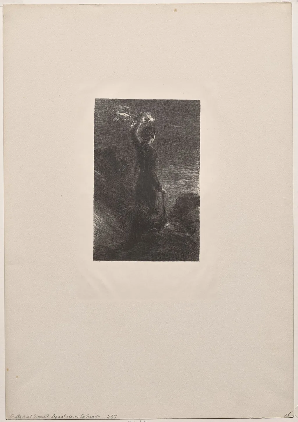 Tristan and Isolde, Act II: Signal in the Night, by Henri Fantin-Latour, 1886