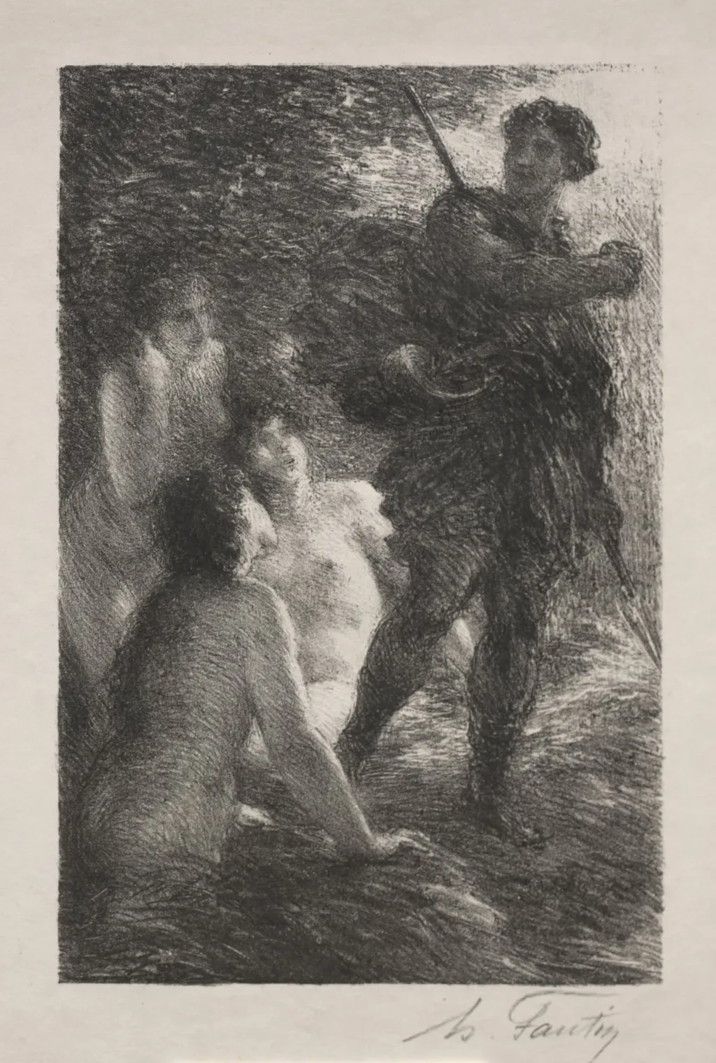 Twilight of the Gods, Act III: Sigfried and the Rhine Maidens, by Henri Fantin-Latour, 1886