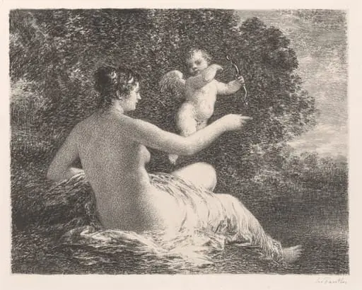 Venus and Cupid, by Henri Fantin-Latour