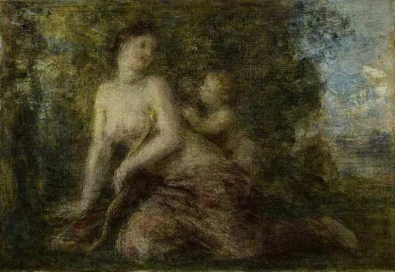 Venus and Cupid, by Henri Fantin-Latour