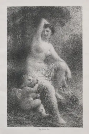 Venus and Cupid, by Henri Fantin-Latour