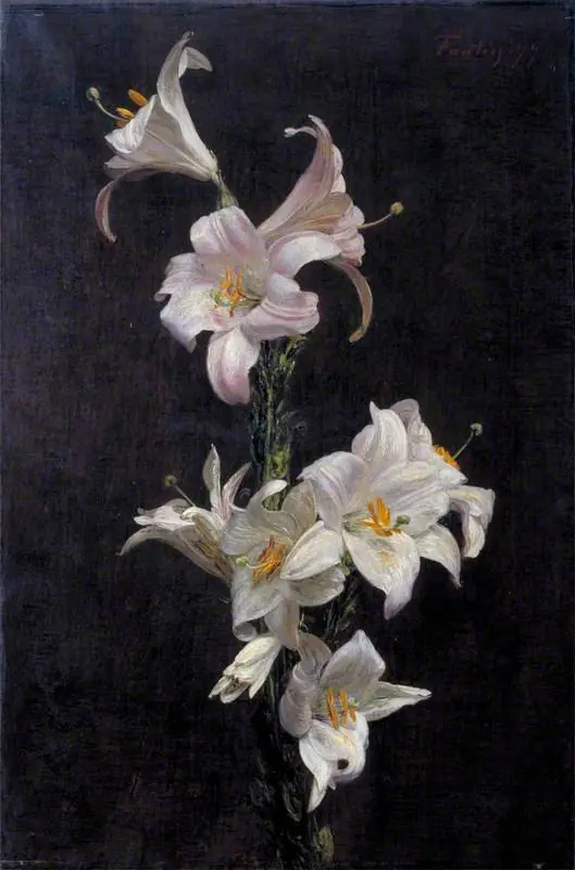 White Lilies, by Henri Fantin-Latour