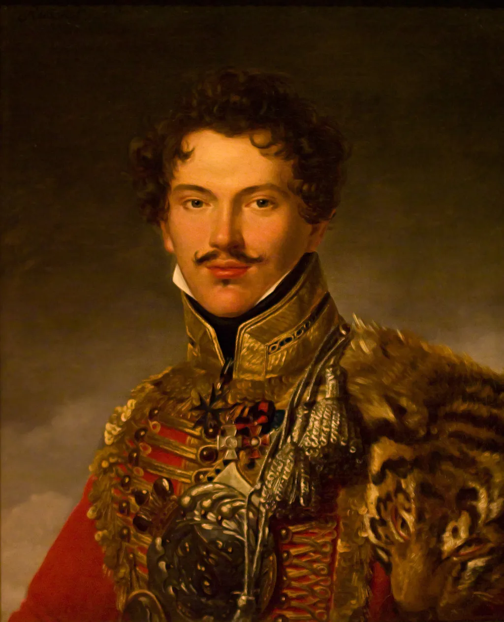 Portrait of P.P. Lachinov, by Henri-François Riesener, oil, 1821