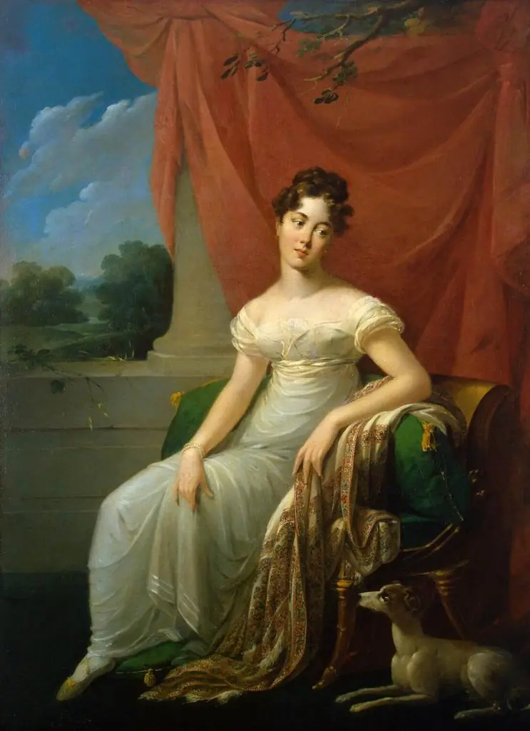 Portrait of Sofia Apraxina, by Henri-François Riesener