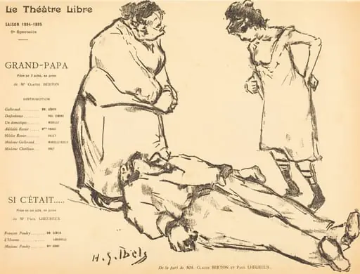 Grand-Papa; Si c'était, by Henri-Gabriel Ibels