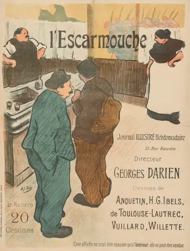 Illustration for L'Escarmouche, by Henri-Gabriel Ibels