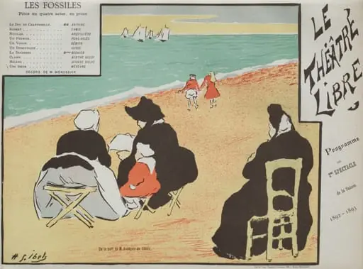 Les Fossiles (Program from Théâtre Libre), by Henri-Gabriel Ibels