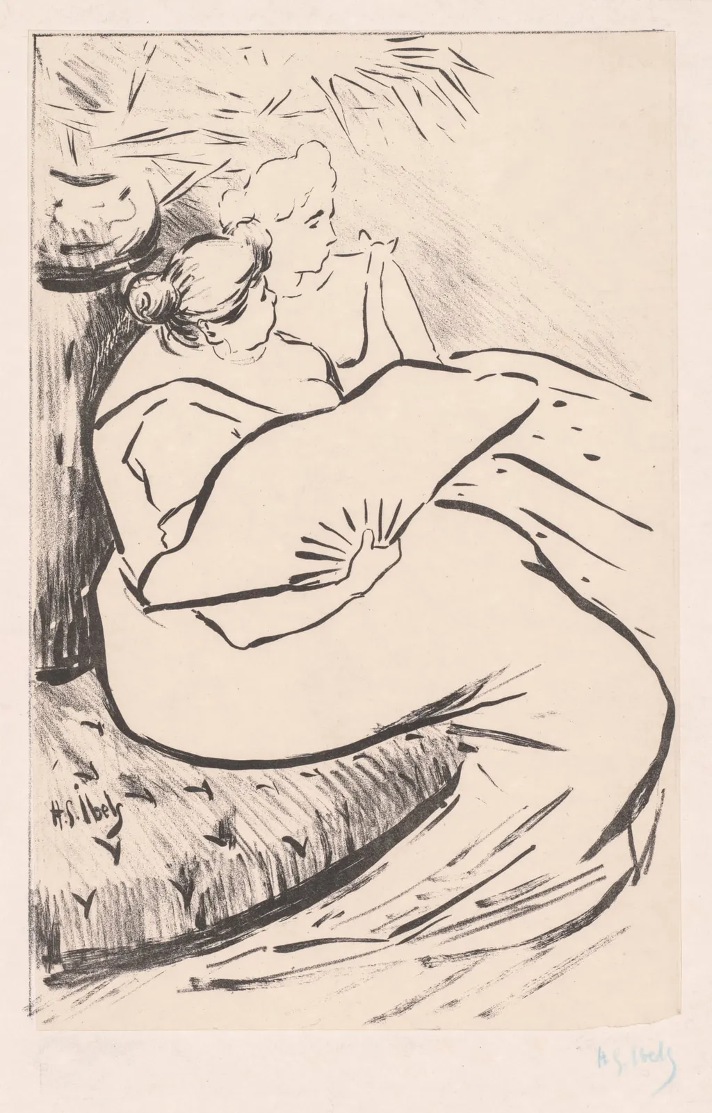 Seated Woman, by Henri-Gabriel Ibels, 1898