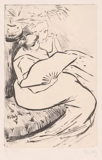Seated Woman, by Henri-Gabriel Ibels